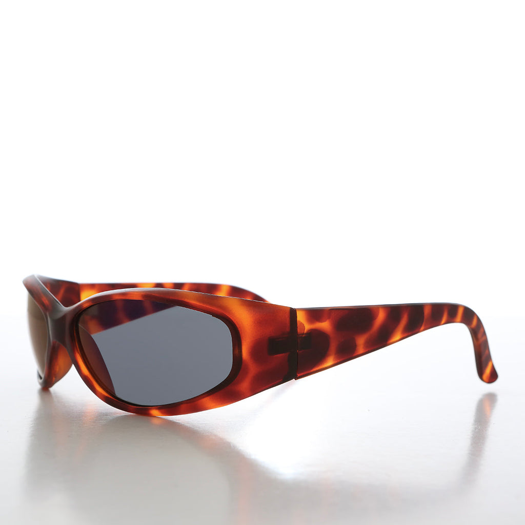 Unisex Sporty Wrap Sunglasses - Laurel