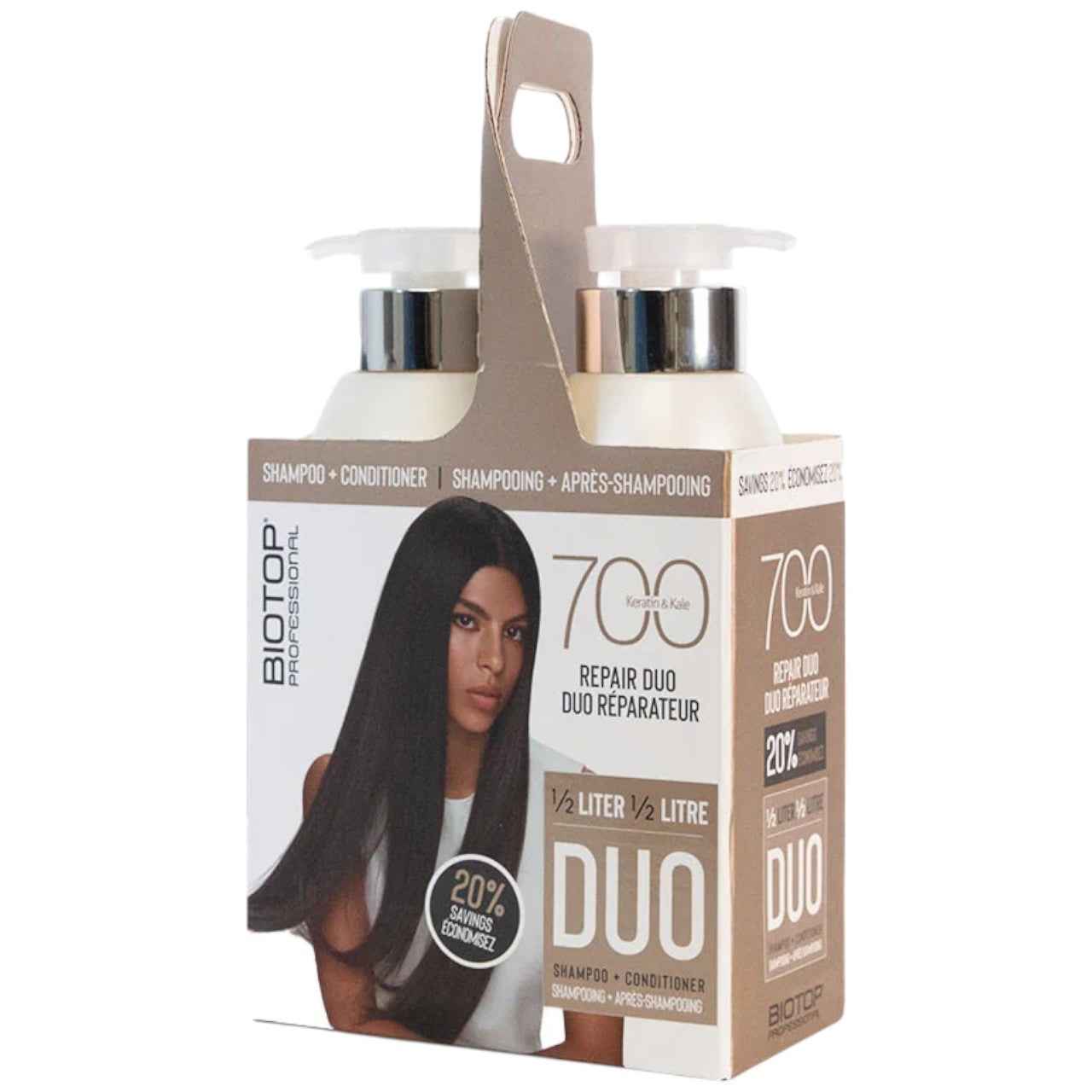 700 Keratin + Kale Half Liter Duo