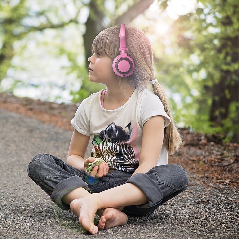 Cat Ear Shape Headphone with Glowing Lights for Children - Goddess Imports Marketplace
