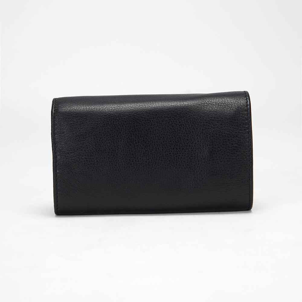 Loyal West CANYON JEWELRY CASE IN CALF LEATHER - BLACK