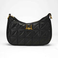 Loyal West JOE QUILTED NAPPA LEATHER BAG-BLACK