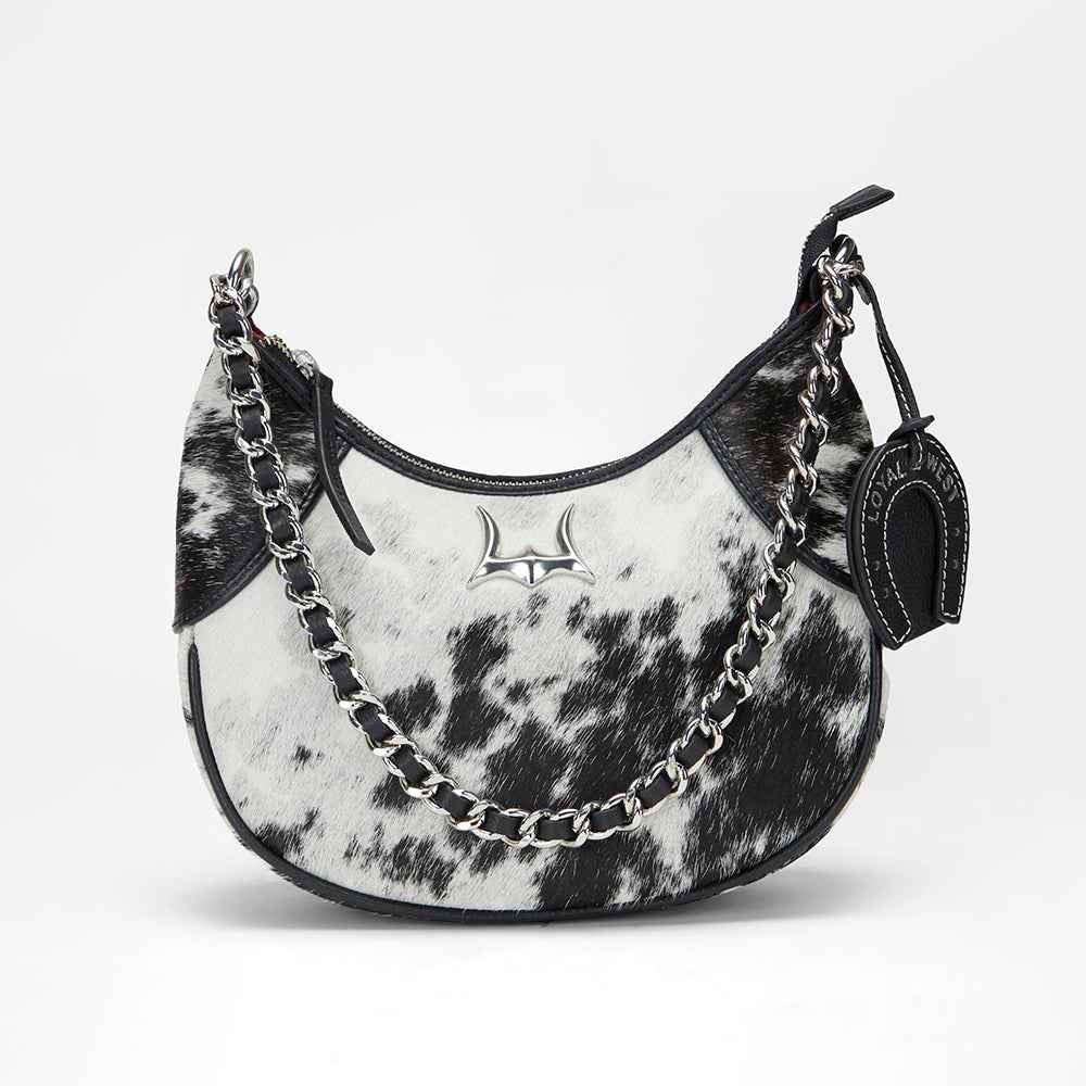 Loyal West LUEVE HAIRON LEATHER BAG