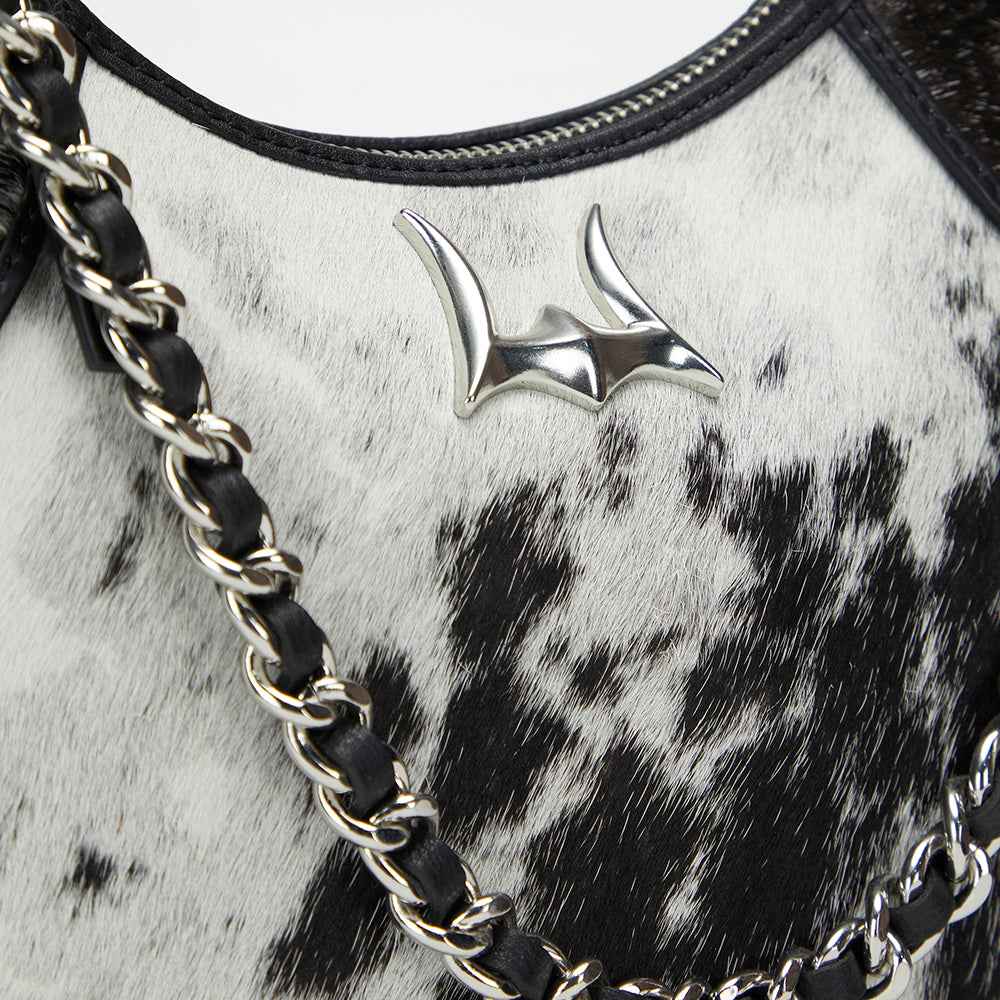 Loyal West LUEVE HAIRON LEATHER BAG