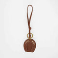 Loyal West HORSE SHOE BAG CHARM IN CALF LEATHER - TAN