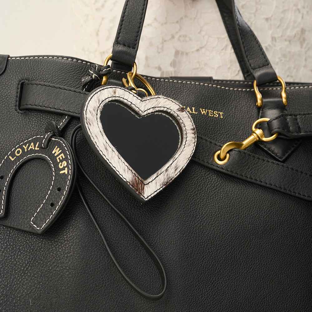 Loyal West STANDARD MEDIUM TOTE BAG IN CALFSKIN - BLACK
