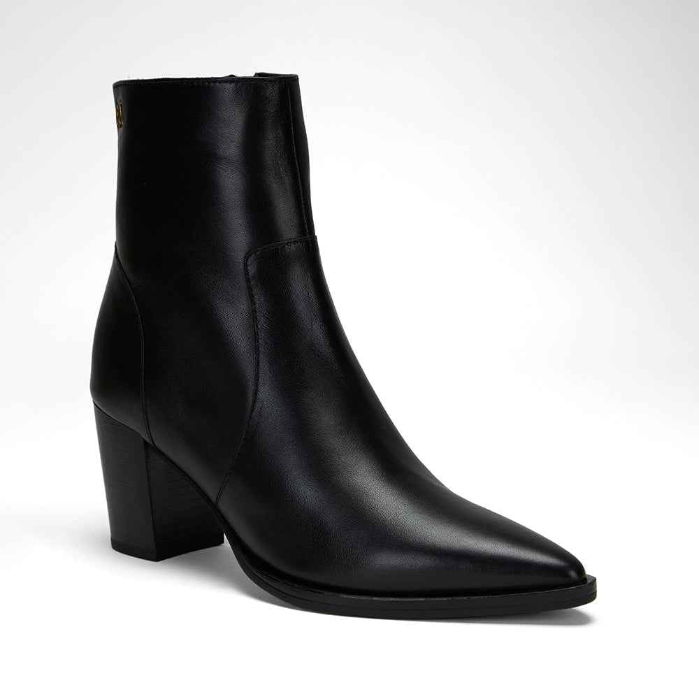 Loyal West POINTED LEATHER BOOTIES