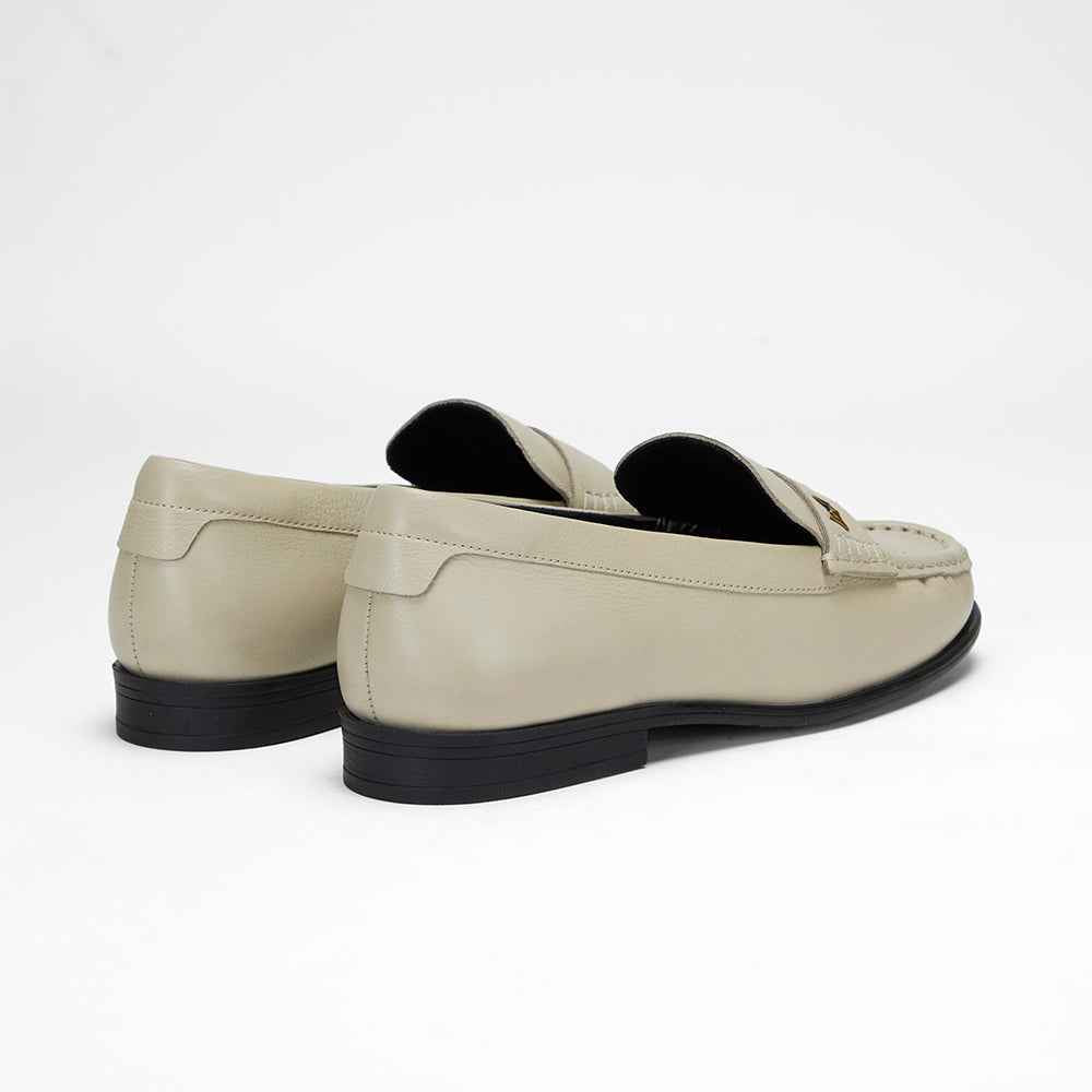 Loyal West LEATHER LOAFERS - WHITE