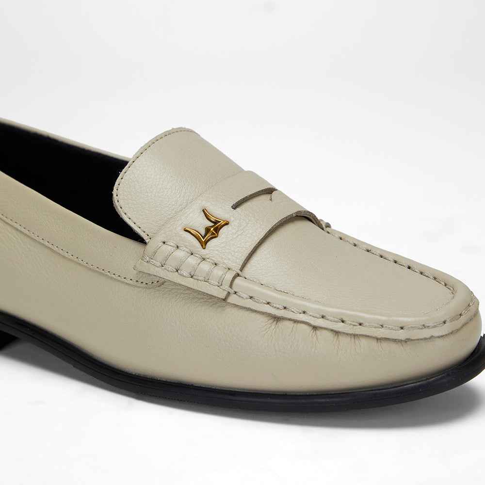 Loyal West LEATHER LOAFERS - WHITE