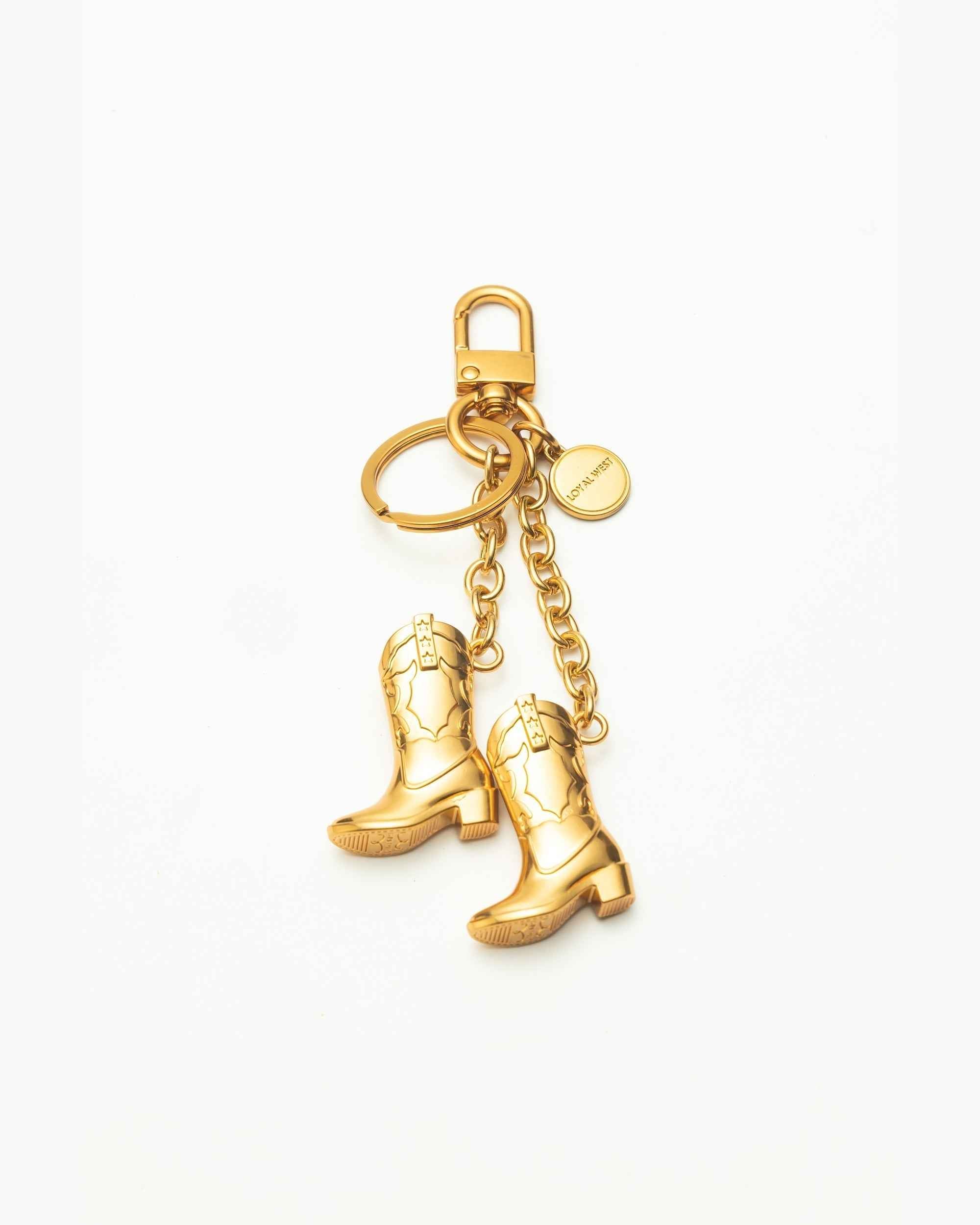 Loyal West Boots Bag Charm - Rustler Gold