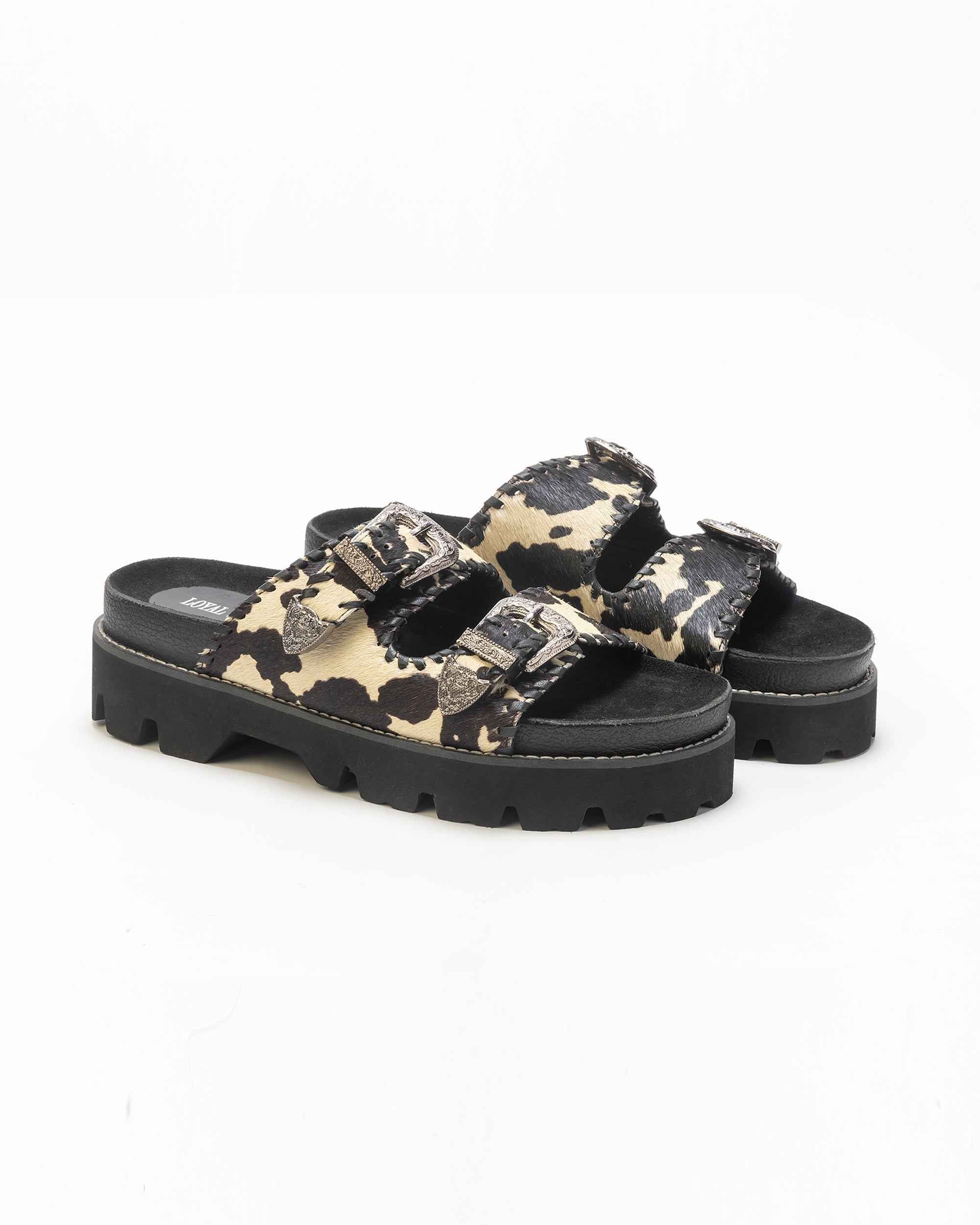 Serena Cowhide Sandals