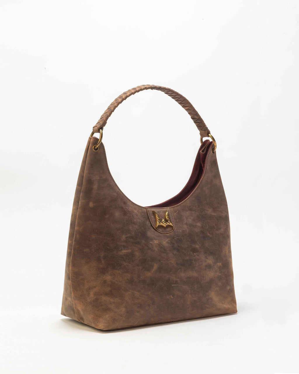 Lw Large Purse In Brunette Leather