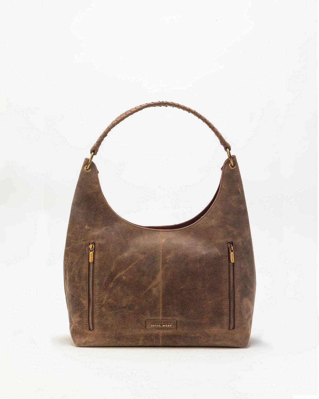 Lw Large Purse In Brunette Leather