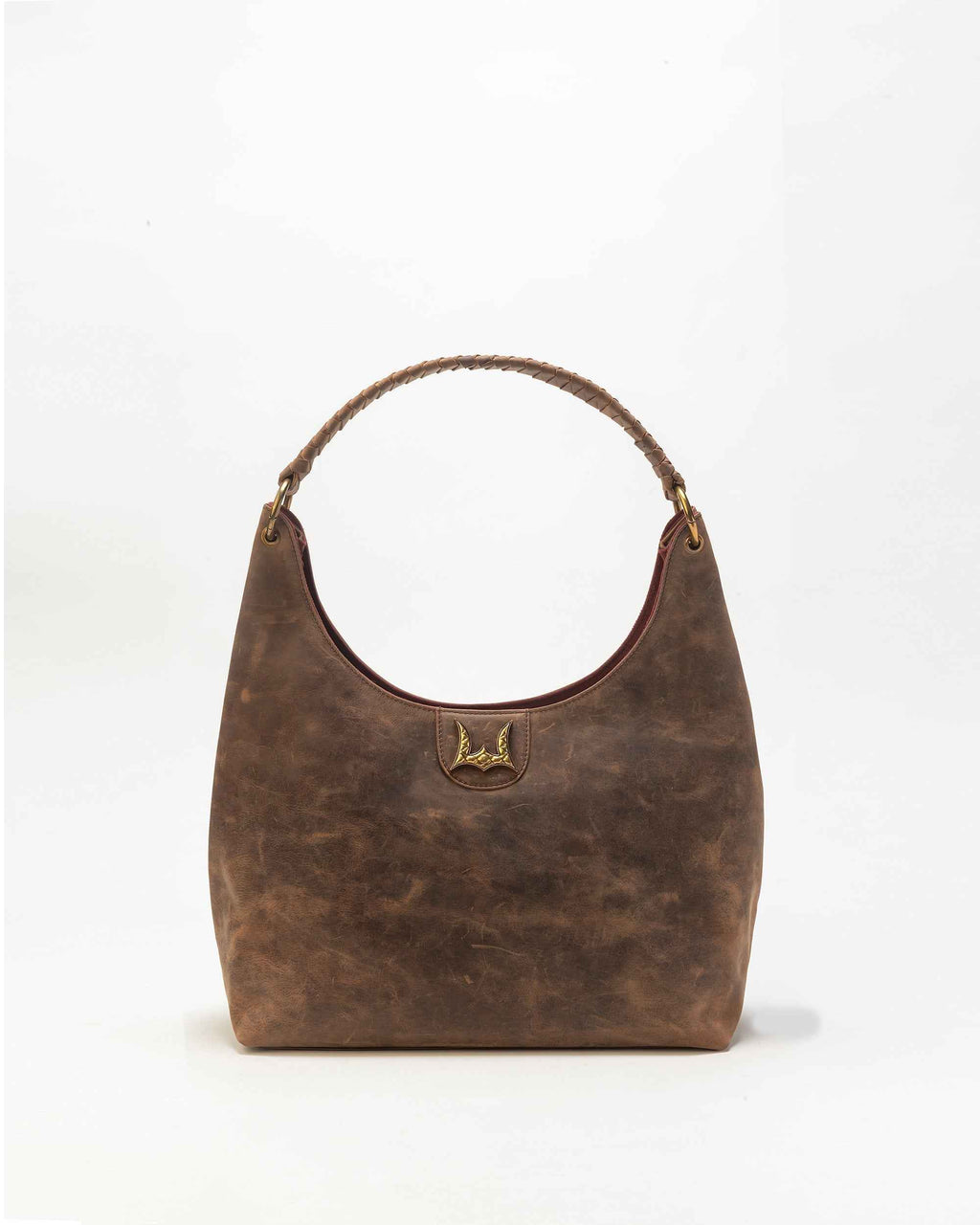 Lw Large Purse In Brunette Leather