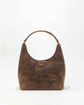 Lw Large Purse In Brunette Leather