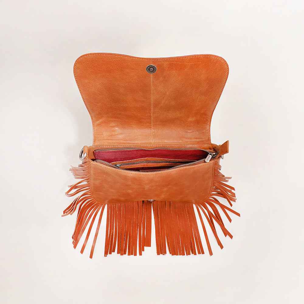 Loyal West Boho Medium Tassle Bag
