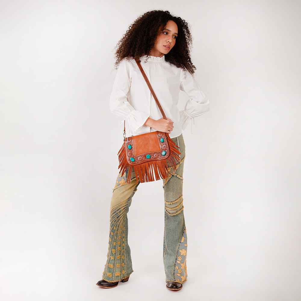 Loyal West Boho Medium Tassle Bag