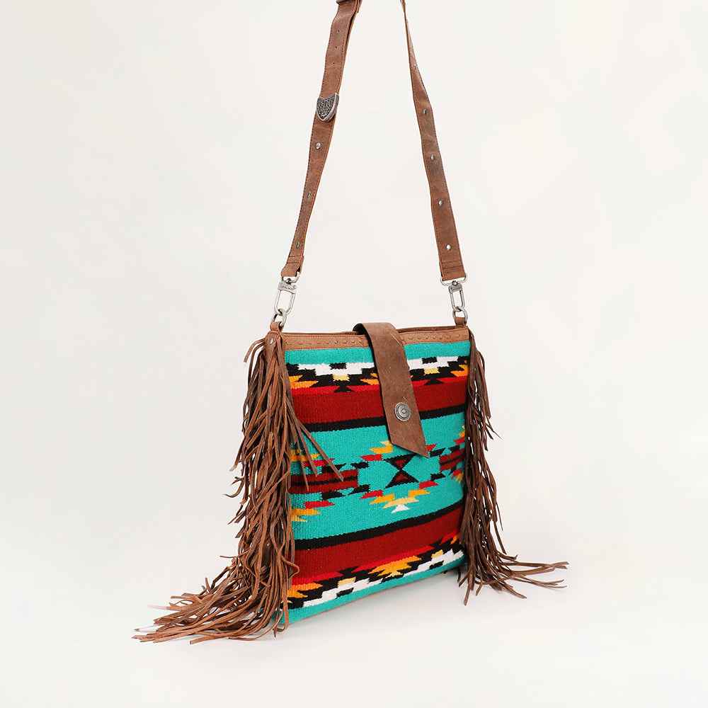 Loyal West Long Chap Cowhide Tassle Bag