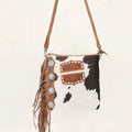 Loyal West Ranch Queen Cowhide Tassle-Bag