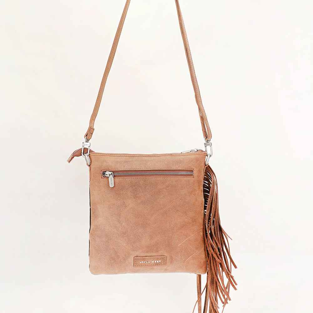 Loyal West Ranch Queen Cowhide Tassle-Bag