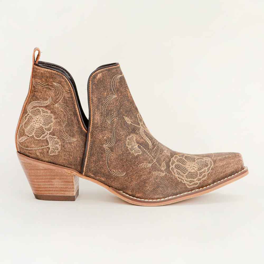 Loyal West South West Booties Brown Calfskin