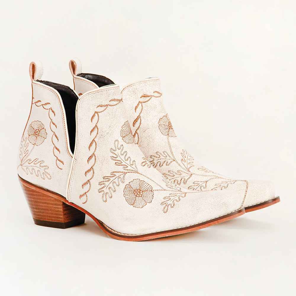 Loyal West South West Booties White Calfskin