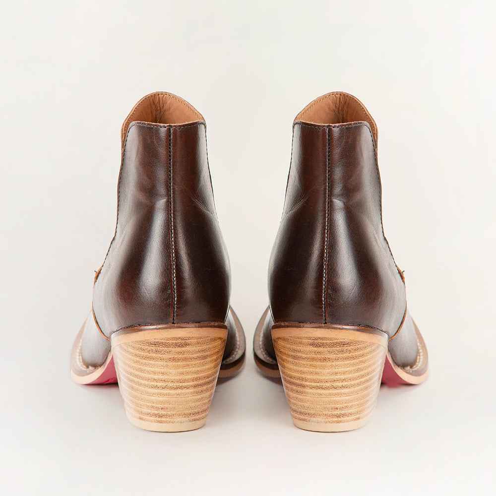 Loyal West Raven Canyon Booties In Calfskin
