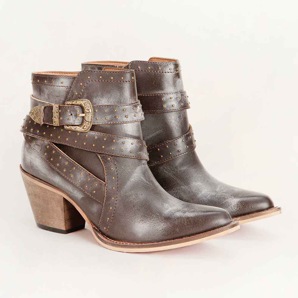 Loyal West Elena Booties In Calfskin