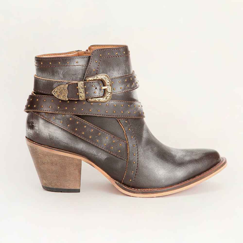 Loyal West Elena Booties In Calfskin