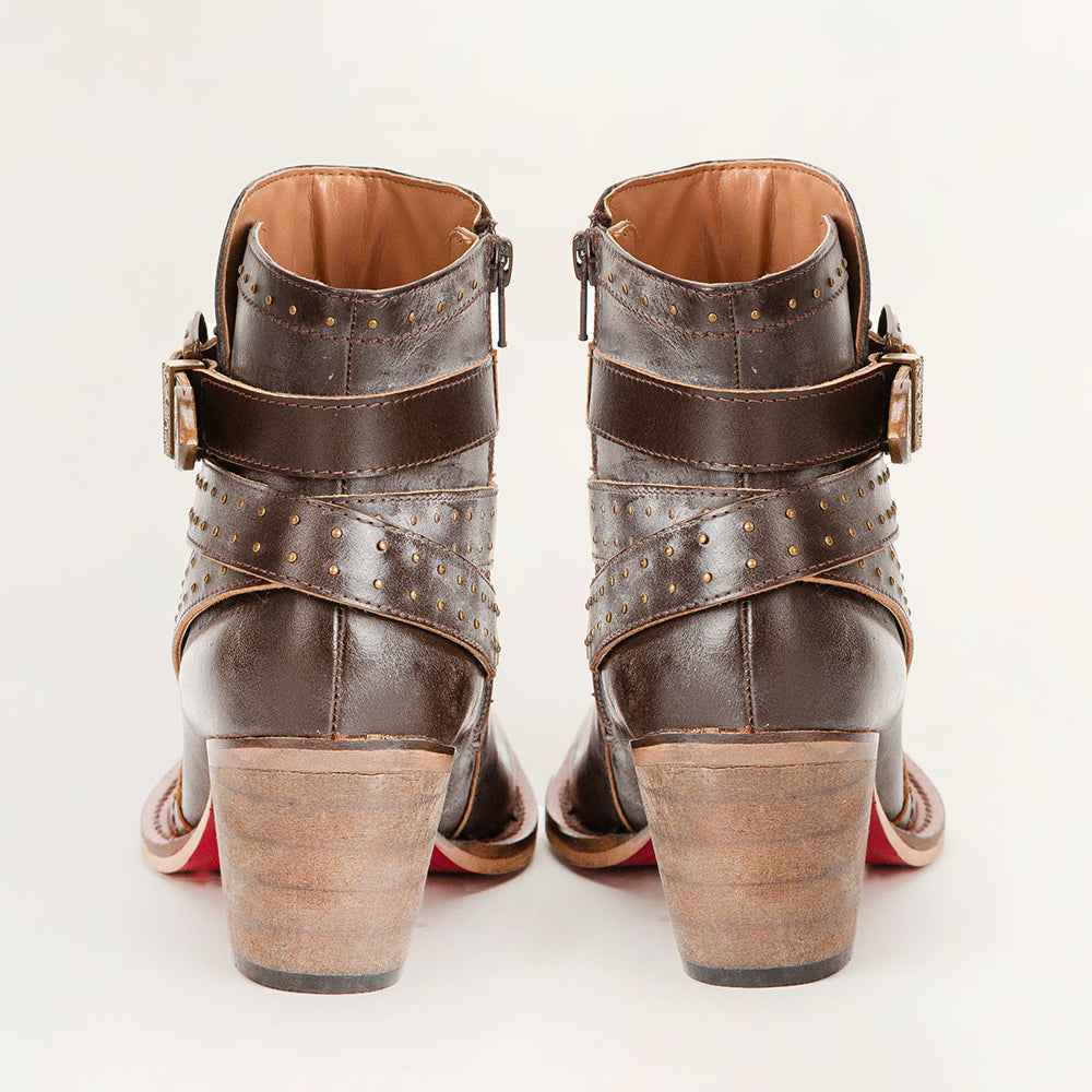Loyal West Elena Booties In Calfskin