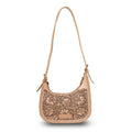Handtooled Dannia Medium Purse - Slant Form