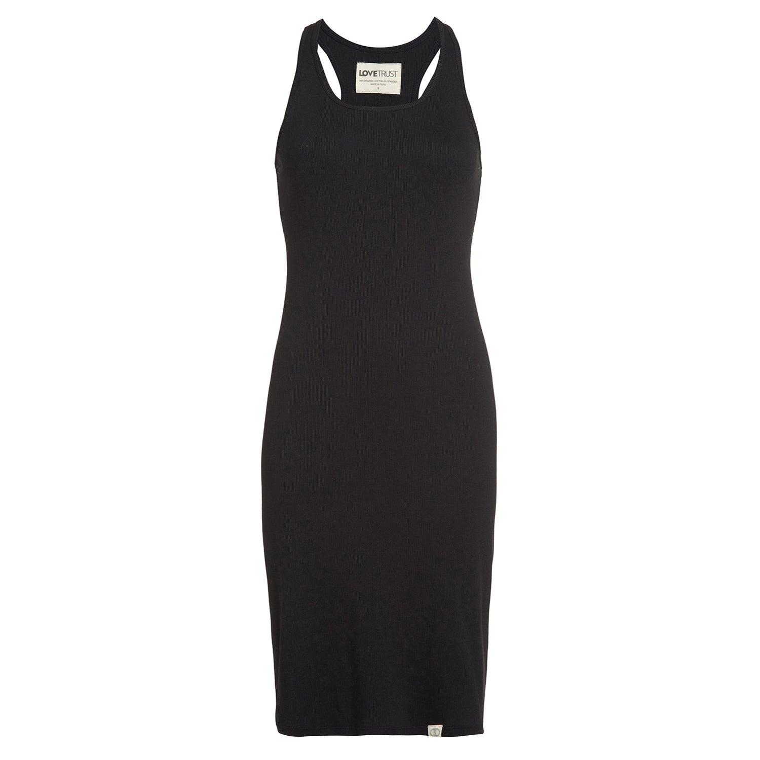 Pima Rib Knit L&L Racerback Dress by LOVETRUST