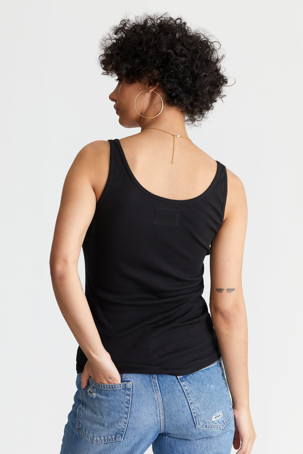 Pima Rib Knit L&L Tank by LOVETRUST