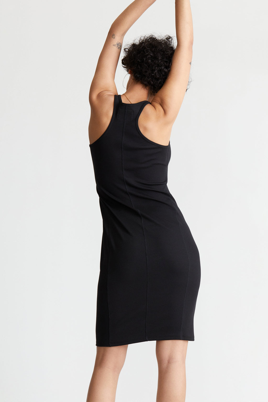 Pima Rib Knit L&L Racerback Dress by LOVETRUST