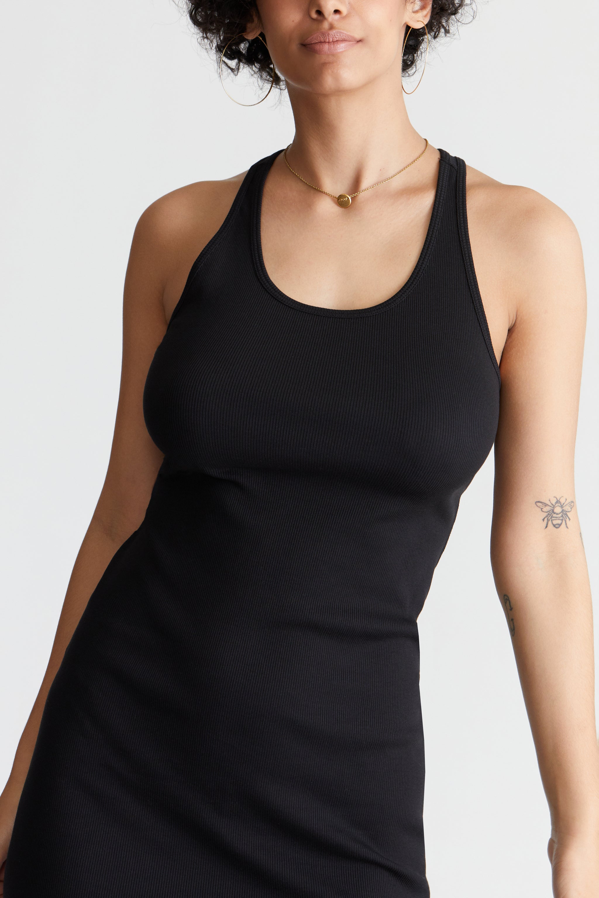 Pima Rib Knit L&L Racerback Dress by LOVETRUST