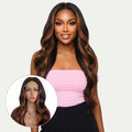 Raw Luscious Glueless 5x5 HD Lace Professionally Colored 100% Human Hair Closure Wig by Private Label