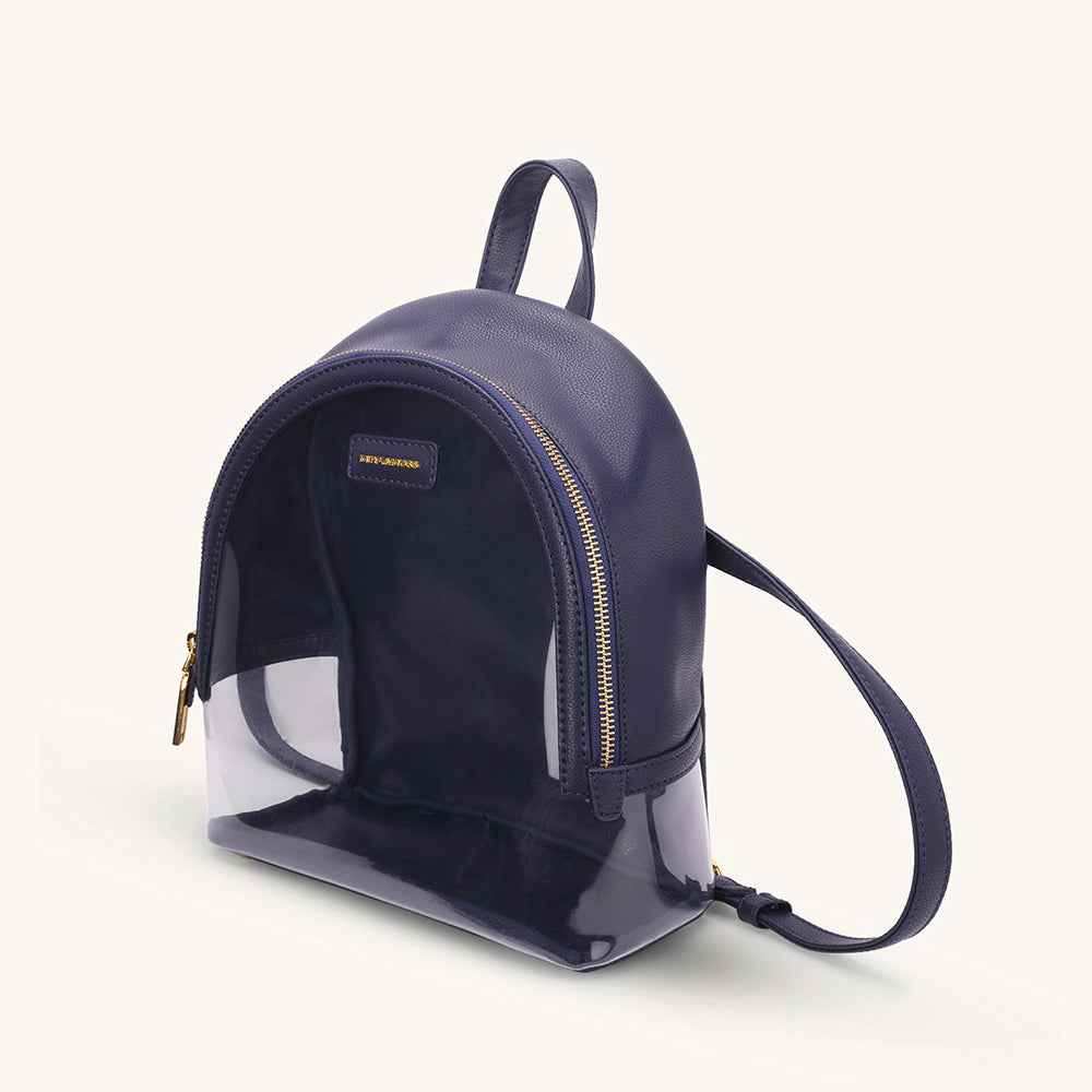 Mira & Moss Francine Clear Backpack - Future Dusk
