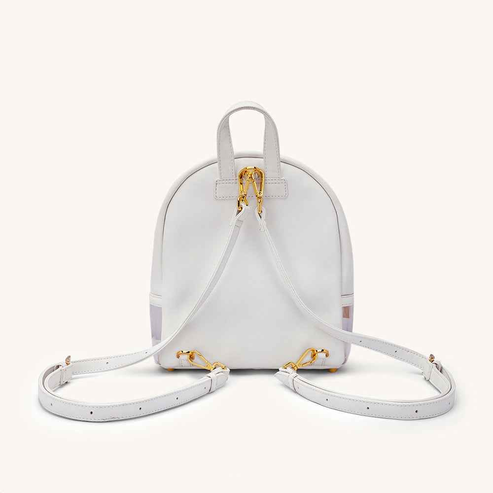 Mira & Moss Francine Clear Backpack - Ivory