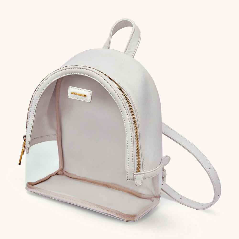 Mira & Moss Francine Clear Backpack - Ivory