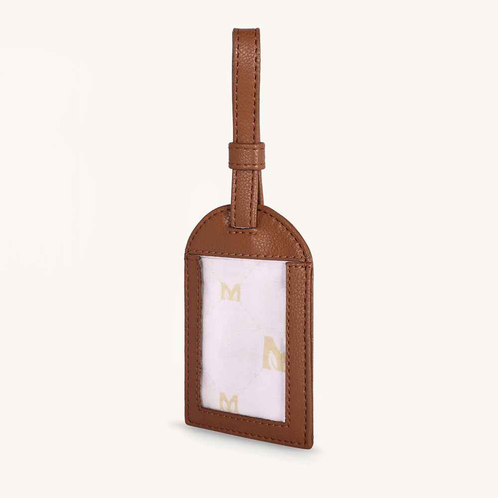 Alexis Travel Tag - Tan