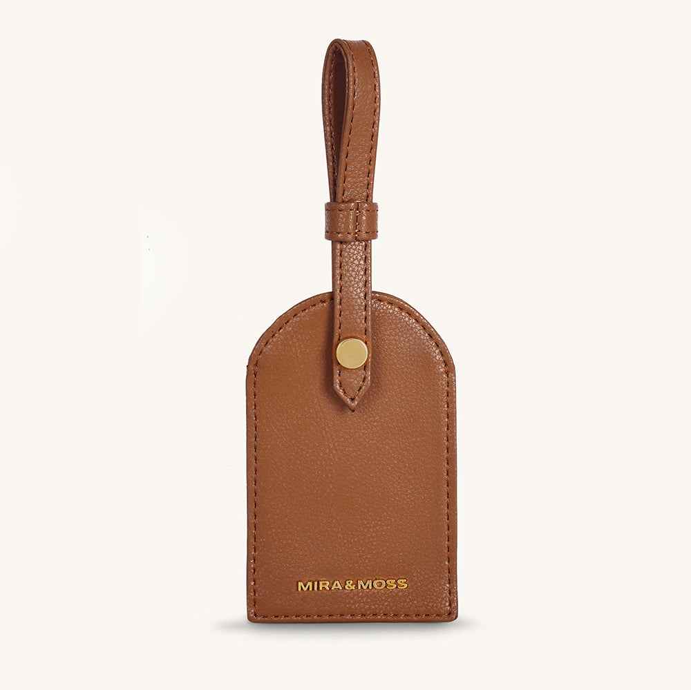 Alexis Travel Tag - Tan