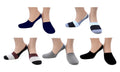 Chaussettes Super Invisibles Sans Couture Coton Écologique - Gris, Bleu, Noir (5 paires) - Goddess Imports Marketplace