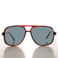80s Square Aviator Polarized Glass Lens - Nielsen