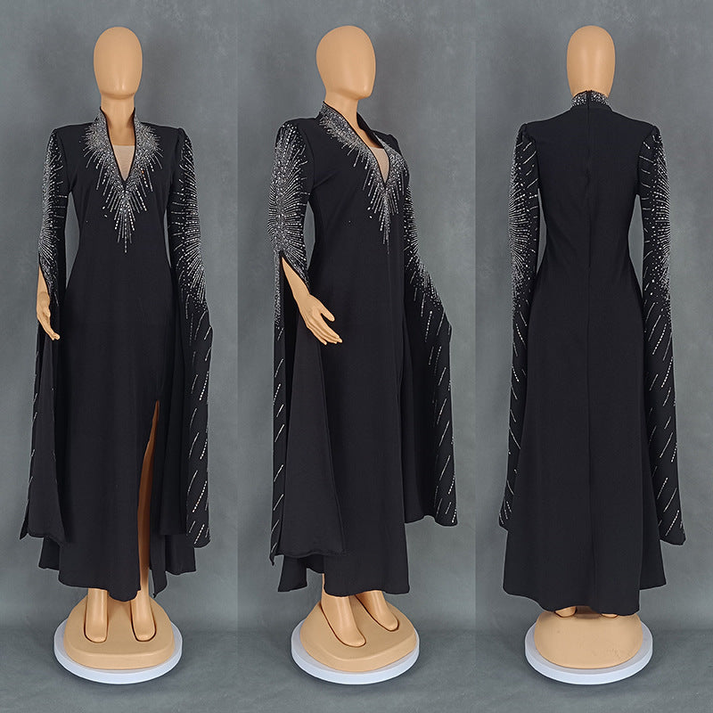 Women's Light Luxury Fashion Dress Rhinestone Style Dresses