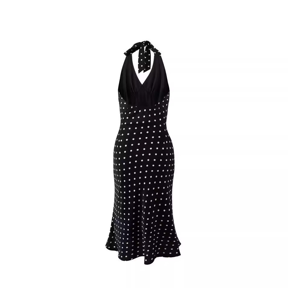 Dress Summer Halter Sleeveless Slim Slimming Dresses