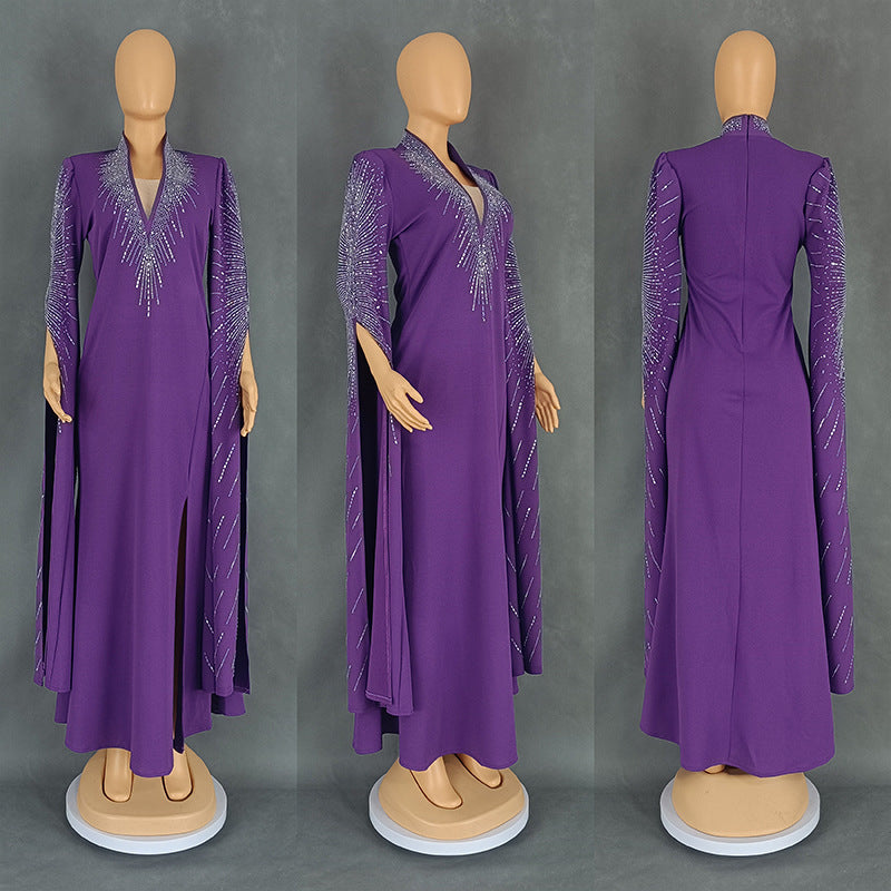 Women's Light Luxury Fashion Dress Rhinestone Style Dresses