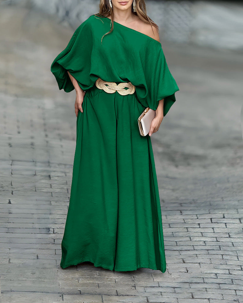 Lantern Sleeve Loose Wide Leg Need Dresses