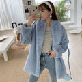 Women's Of The Street Elegant White Furry Coats