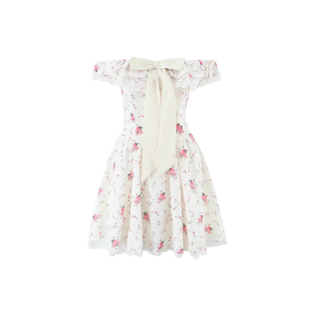 French Sweet Elegant Floral Fresh Pastoral Dresses