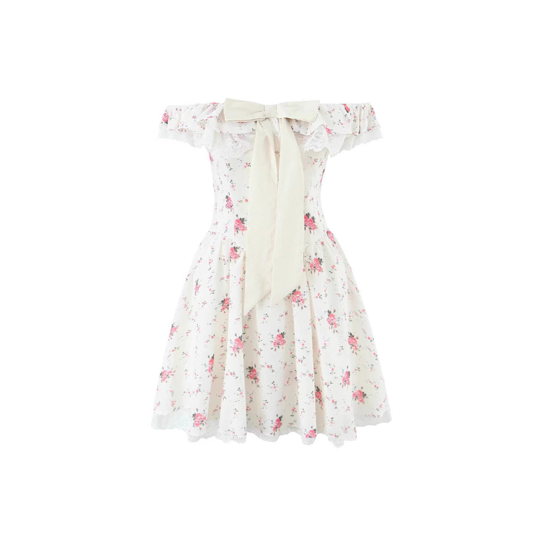 French Sweet Elegant Floral Fresh Pastoral Dresses