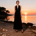 Women's Backless Slimming Irregular Sleeveless Sexy Dress Dresses
